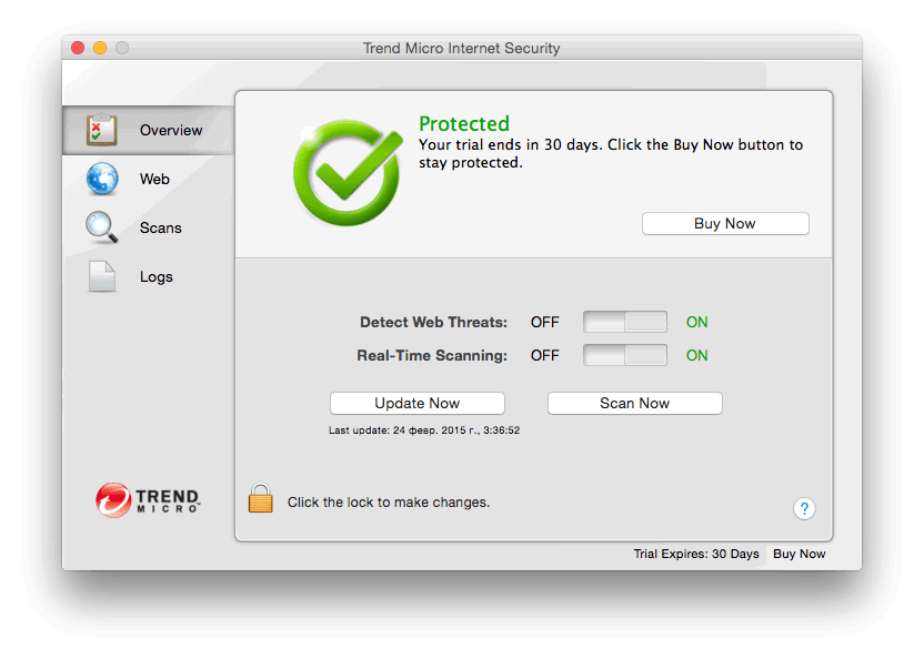 ����� Trend Micro Maximum Security 2016: Trend Micro Antivirus ��� Mac