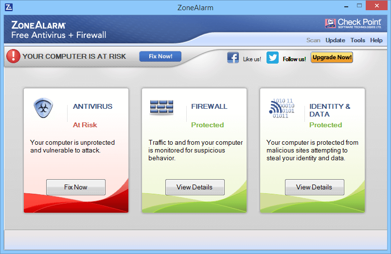 ZoneAlarm Free Antivirus + Firewall