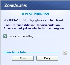����� ZoneAlarm Free Firewall 2015: ���������� ������� � ����