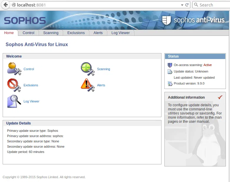 ������ ���������� ��� Linux: Sophos ��� Linux