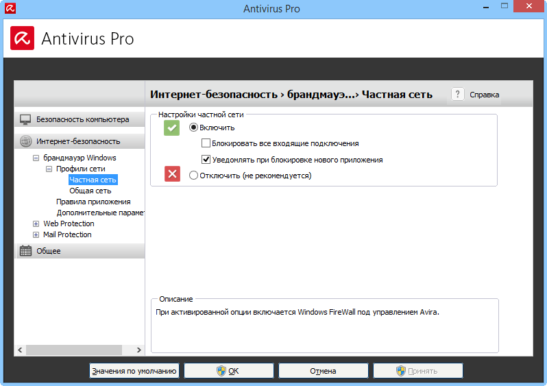 ����� Avira Internet Security Suite 2015: ���������� Windows