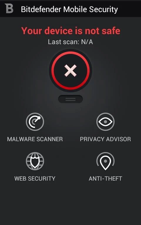 ����� Bitdefender Mobile Security ��� Android: ��������� ������������