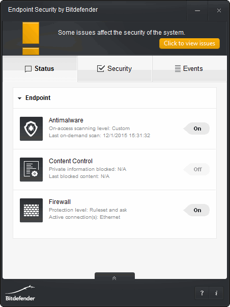 Bitdefender Endpoint Security