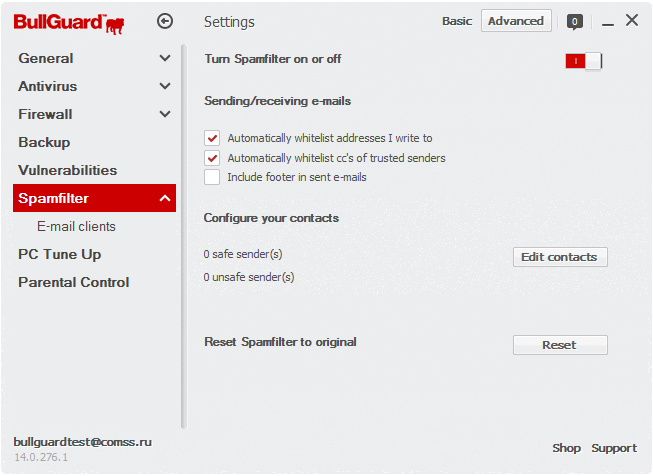 ����� BullGuard Internet Security (2014): ��������� ����-�������