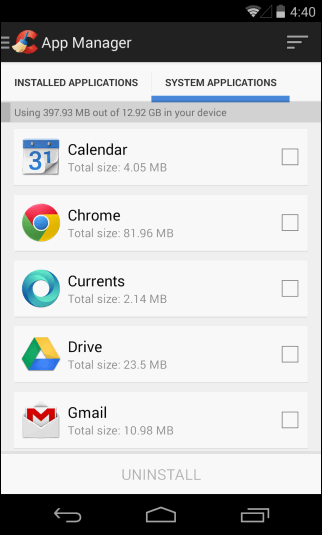 CCleaner ��� Android: ��������� ����������