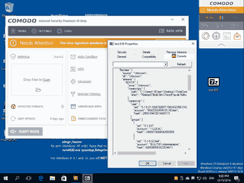 ������ Comodo � ��������� �����