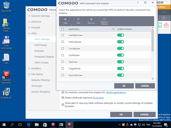 ������������� ������ ��������� ������ � Comodo Internet Security