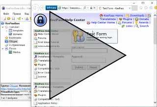��������� �� �������� �������� KeePass