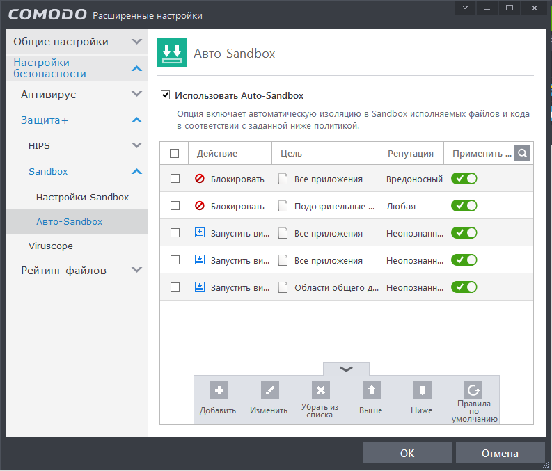 ����� Comodo Antivirus 8: ������� �������������