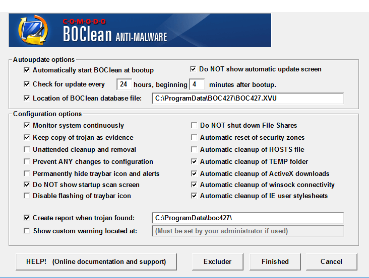 Comodo BOClean Anti-Malware