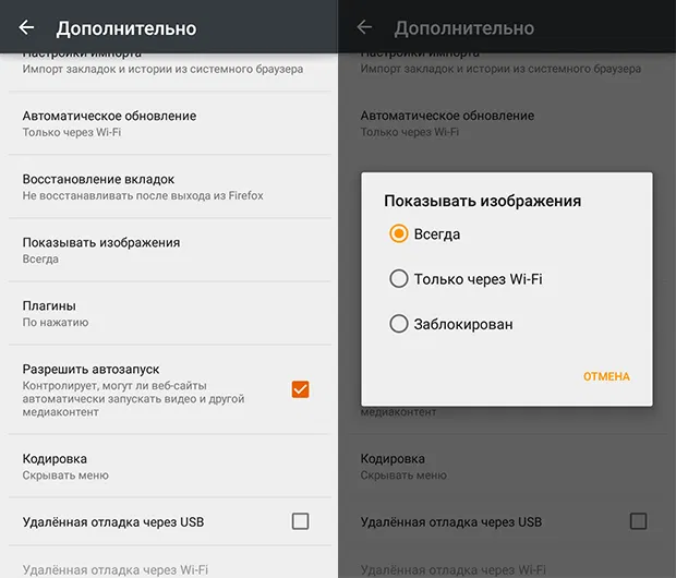 Mozilla Firefox 45.0 �������� ��� ��������
