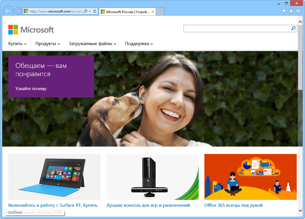 ������������ ������ Internet Explorer