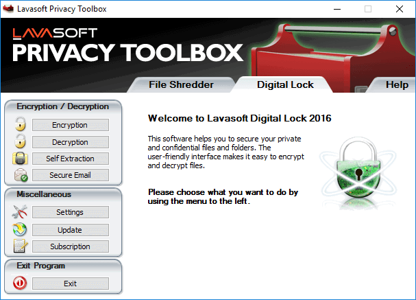 ����� Lavasoft Ad-Aware Total Security 11: Digital Lock