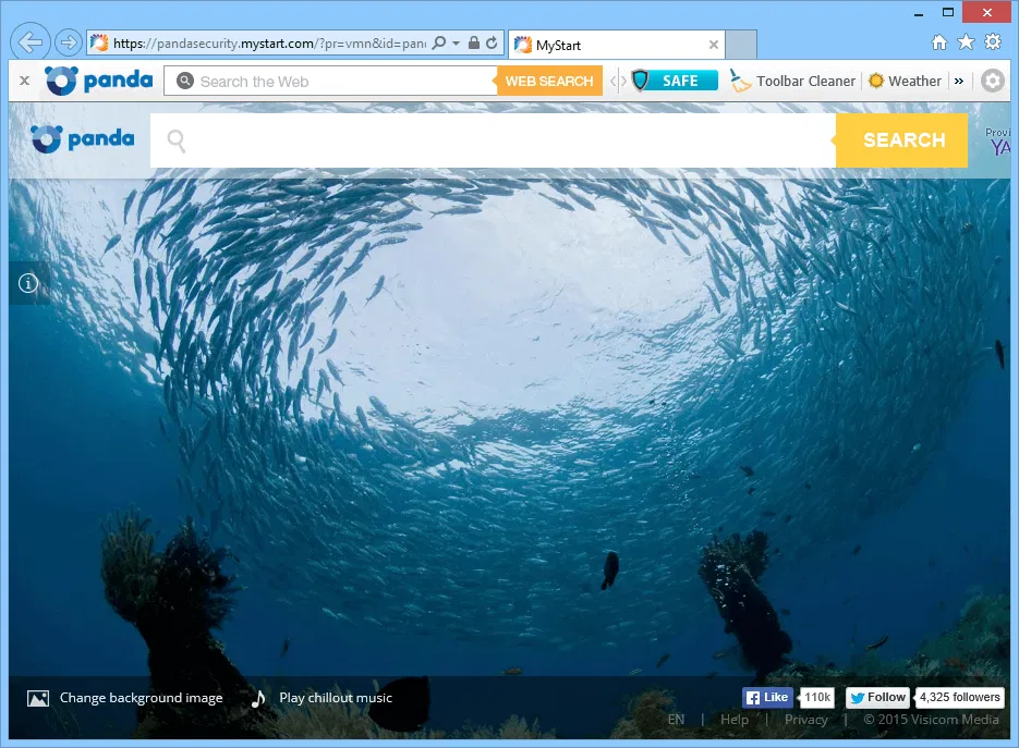 ����� Panda Free Antivirus (2016): Panda Security Toolbar