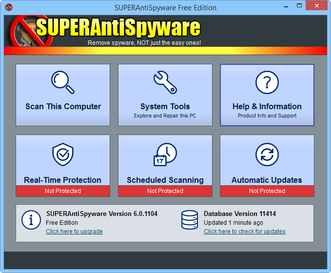 ����� SUPERAntiSpyware 6: ������ ����������