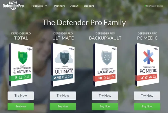 ����������� ��������� ��������, ��� Defender Pro Antivirus ����������� ���������� ������ ����������� ��������