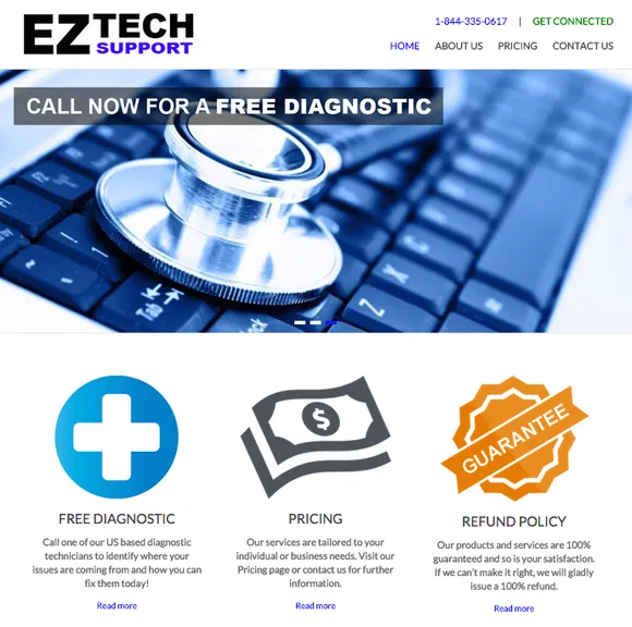 ������ ������� EZ Tech Support ���� ��������� ������