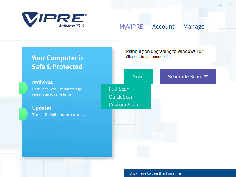 ����� � ������������ ThreatTrack Vipre Antivirus 2016: ������ ����������
