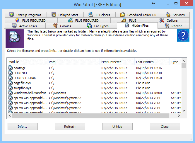 WinPatrol: ������� �����