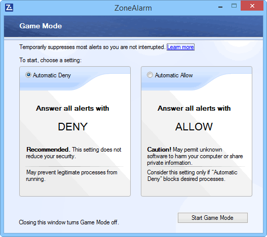 ����� Zone Alarm Free Antivirus + Firewall 2015: ������� �����