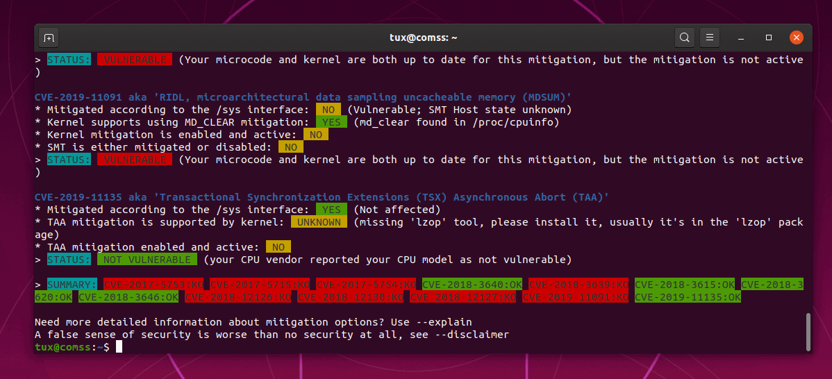 ��������� �������� �� ������� ����������� Spectre � Meltdown